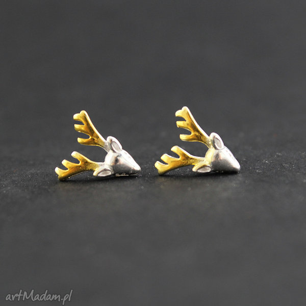 dwukolorowe-kolczyki-jelenie-sztyfty-w-k